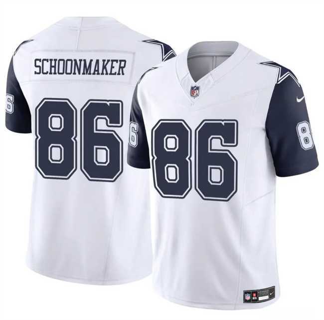 Men & Women & Youth Dallas Cowboys #86 Luke Schoonmaker White 2023 F.U.S.E Vapor Untouchable Limited Stitched Jersey->dallas cowboys->NFL Jersey